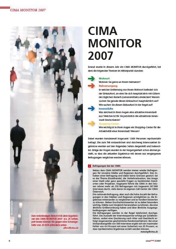 Cover CIMA Monitor 2007