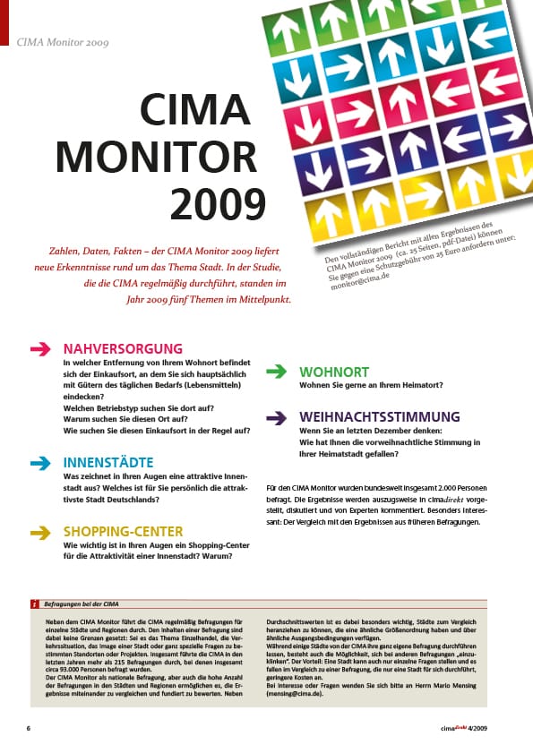 Cover CIMA Monitor 2009